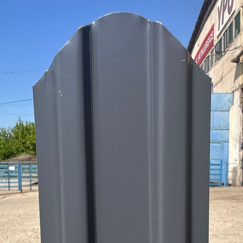 Sipca Gard dreapta 1,5m gri 7024 Lucios 0,45mm Eco